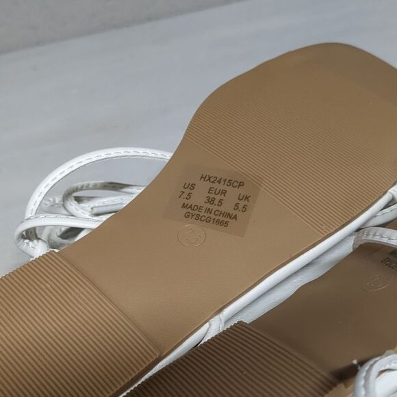 Festival Footwear Women's White Gladiator Sandal Size US 7.5 NWOT - Picture 4 of 5